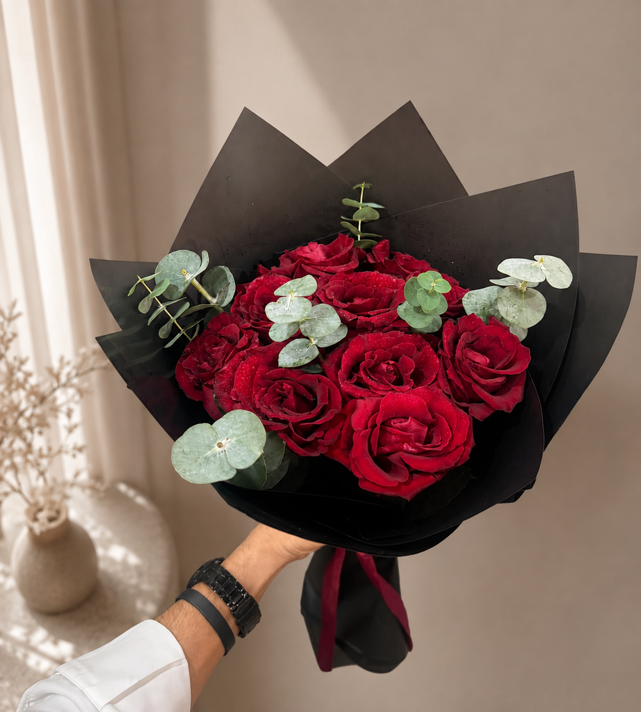 10 Fresh Red Roses 🌹