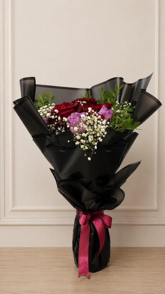 Red Velvet Bouquet 💐 14 Roses
