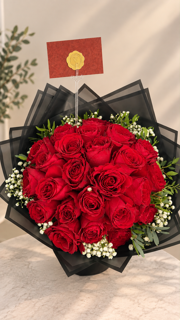 30 Red Madame Rose